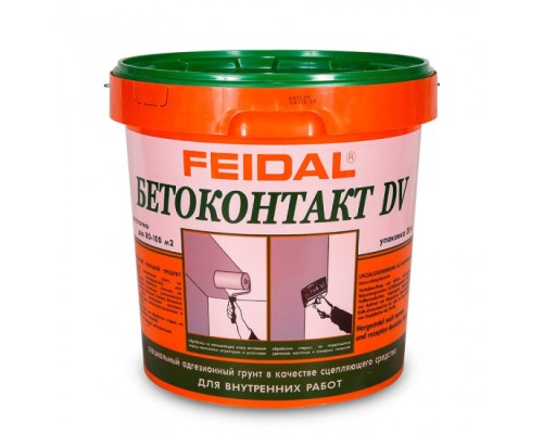 Грунтовка ДВ "Бетонконтакт" (5кг) FEIDAL