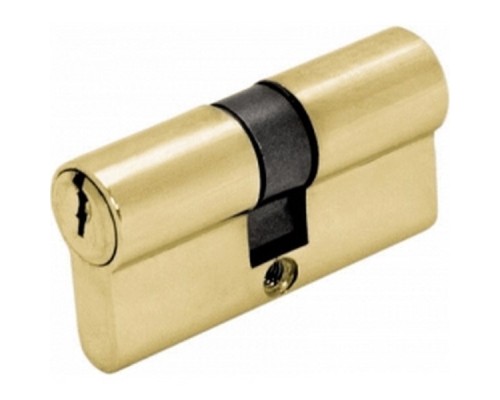 Цилиндр ШЛОСС DIN ключ/ключ (30+30) S60  хром / золото