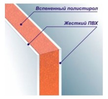 Сэндвич-панель (3000х1500х24мм) пенополистирол цена за лист 4,5м2