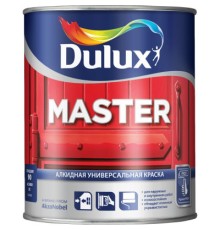Краска алкидная универсальная Dulux MASTER 30 BW Белая полуматовая (1л)