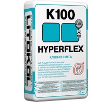 Цементный клей HYPERFLEX K100 20кг серый для укладки Керлита Kerlite и Ламинам Laminam