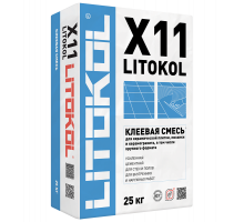 LITOKOL X11 Усиленная клеевая смесь для укладки мрамора, керамической плитки, мозаики внутри и снаружи, в том числе и в бассейнах