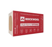 Минераловатные плиты ROCKWOOL Лайт Баттс ОПТИМА (1000х600х100мм) (3м2/0,3м3/5шт/35кг/м3)