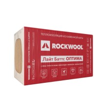 Минераловатные плиты ROCKWOOL Лайт Баттс ОПТИМА (1000х600х100мм) (3м2/0,3м3/5шт/35кг/м3)