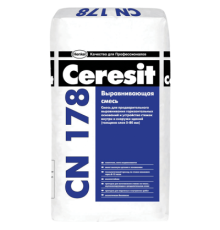 Выравнивающая смесь для пола Ceresit CN 178 церезит 25кг слой 5-80мм