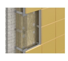 Утеплитель фасадный DoorHan ВЕНТ (1200х600х100мм)  (0,288м3) (90кг/м3)