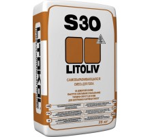 Самовыравнивающаяся смесь LITOKOL LITOLIV S30 25кг (слой 3-30мм)