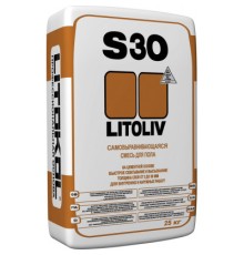 Самовыравнивающаяся смесь LITOKOL LITOLIV S30 25кг (слой 3-30мм)