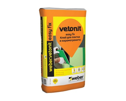 Клей для плитки и керамогранита Ветонит Изи Фикс vetonit easy fix 25кг