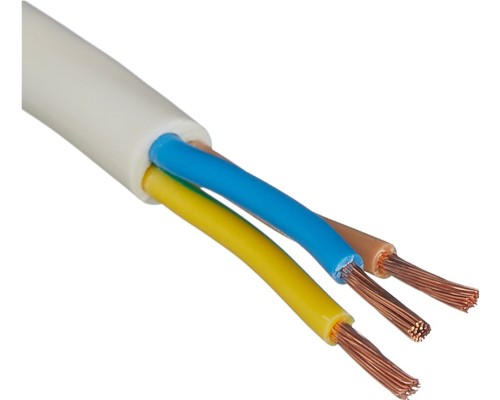 ПВС 3х2,5 гибкий медный кабель ГОСТ (1м)