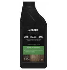 Антисептик-грунтовка для внутренних работ Medera 50  концентрат 1/30  2003-1  (1л)