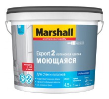 Краска латексная Marshall EXPORT-2 BW глубокоматовая (4.5л)