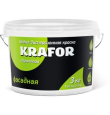 Фасадная краска акриловая ВД Крафор KRAFOR 40 кг