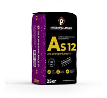 Клей Alfa Strong Universal 12 Усиленный, эластичный клей для плитки C1 T Megapolimer 25кг