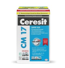Клей для плитки Высокоэластичный Ceresit CM 17 (25кг)