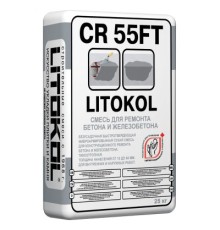 Ремонтная смесь LITOKOL CR55FT 25 кг тиксотропная с хорошей адгезией к стальной арматуре и к бетону