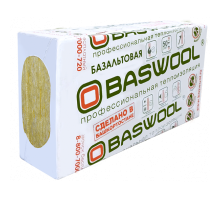 Утеплитель базальтовый Baswool Лайт 45 50мм (1200*600*6листов) 50мм 4,32м2/ 0,216м3