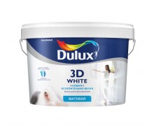 Ослепительно белая матовая краска Dulux 3D BW