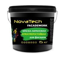 Краска фасадная  Novatech Facadework БАЗА "С"  11 кг