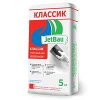 Клей плиточный на цементной основе JetBau Джетбау КЛАССИК (25кг) ГОСТ 56387-2015