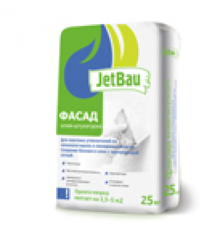 Клей-штукатурка для приклеивания теплоизоляции JetBau Джетбау ФАСАД (25кг)