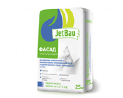 Клей-штукатурка для приклеивания теплоизоляции JetBau Джетбау ФАСАД (25кг)