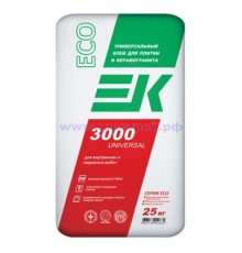 Плиточный клей ЕК 3000 UNIVERSAL ECO 25кг