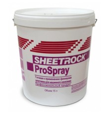 Шпатлевка финишная для машинного нанесения Шитрок 25кг Sheetrock ProSpray