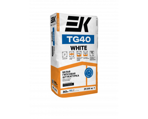 Штукатурная смесь ЕК TG40 White 30кг Белая