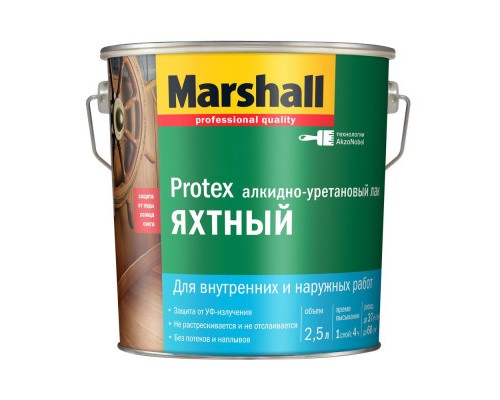 Лак PROTEX Яхтный глянцевый 2,5 л