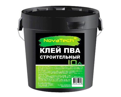 Клей ПВА Строительный (10кг) NovaTech