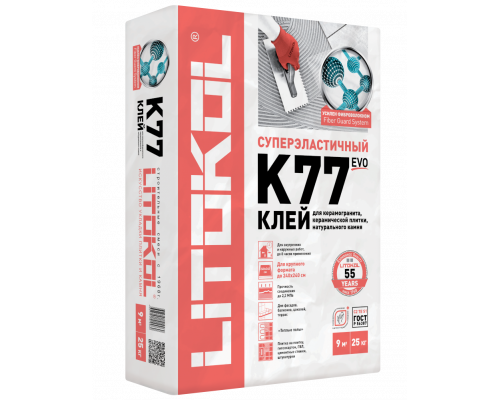 SuperFlex K77 Суперэластичная высокоадгезивная клеевая смесь Литокол