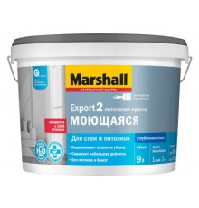 Краска латексная Marshall EXPORT-2 BW глубокоматовая (9л)