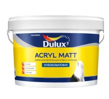 Глубокоматовая краска для стен и потолков Dulux Acryl Matt