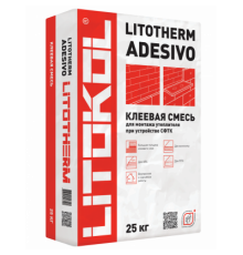 Клей для фасадного утеплителя Литокол Litotherm Adesivo 25кг