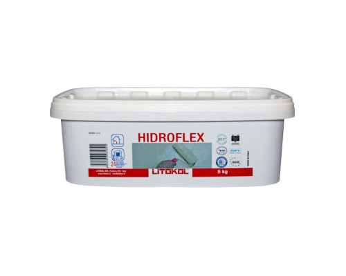 Гидроизоляционный состав Литокол HIDROFLEX, зеленый 5кг