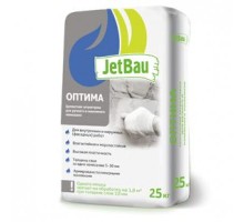 JetBau Цементно-песчаная штукатурка Оптима Джетбау 25кг ГОСТ 33083-2014