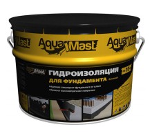 Мастика битумная для фундамента Aquamast 18 кг