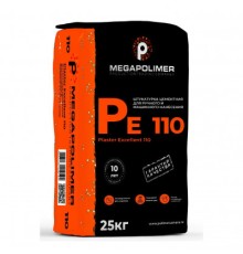 Штукатурка цементно-песчаная с лёгким наполнителем Plaster Premium 109 Megapolimer Белая 20кг